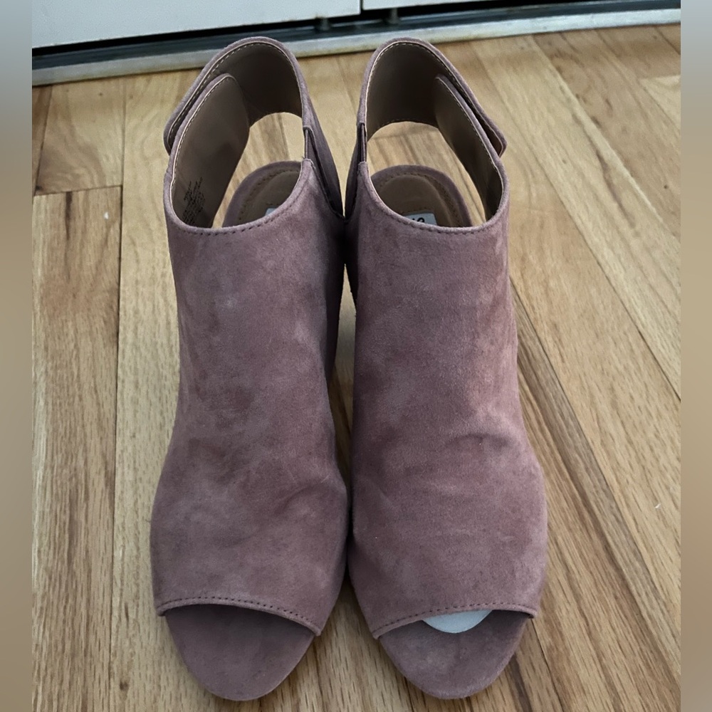 Steve Madden Leather Open toe Booties